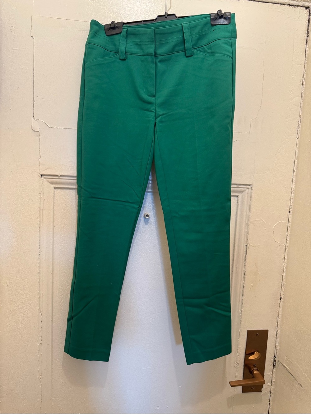 New York & Company Green Cropped Ankle Pants
